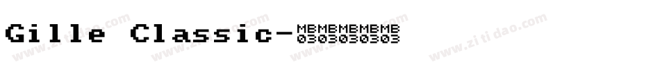 Gille Classic字体转换